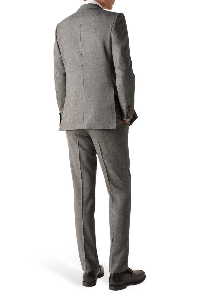 Wool Two-Piece Suit, Alternate, color, DARK GREY