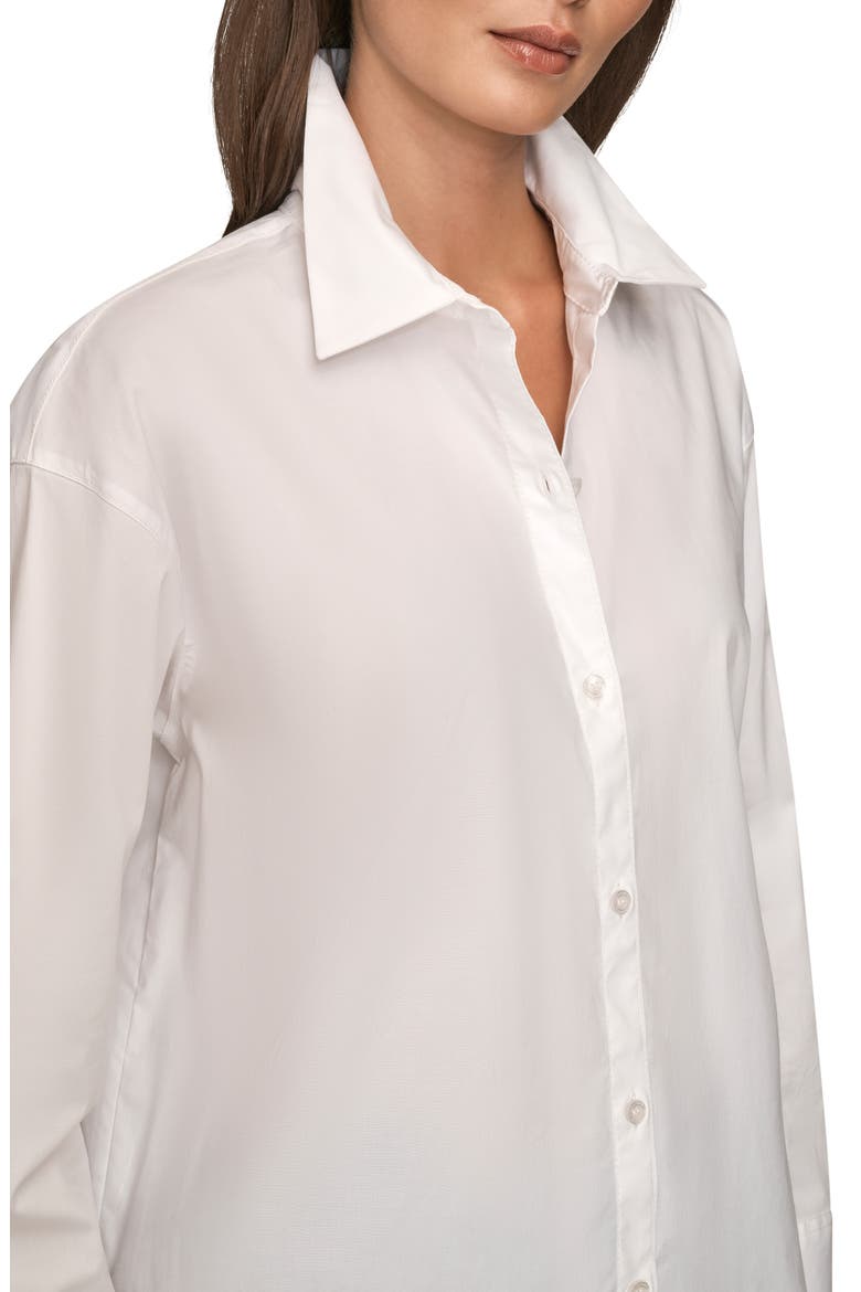 Long Sleeve Button-Up Shirt, Alternate, color, WHITE