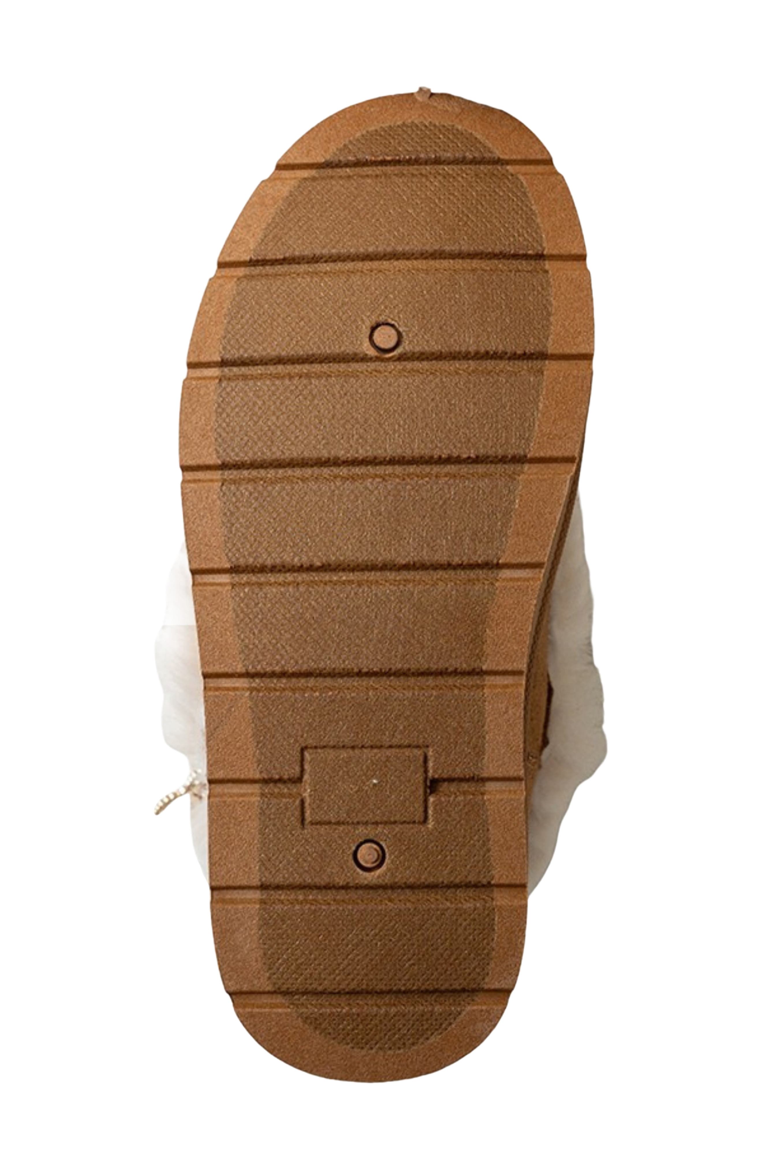 Kids' Hybrid Boot with Faux Fur Trim, Alternate, color, COGNAC