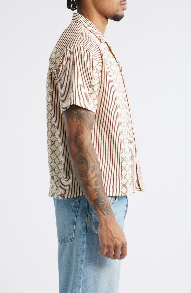 Native Youth Kinsley Boxy Camp Shirt, Alternate, color, 