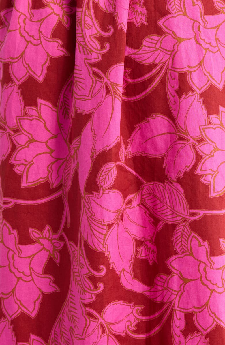 SUGARLIPS Craney Floral Alna Maxi Shirtdress, Alternate, color,