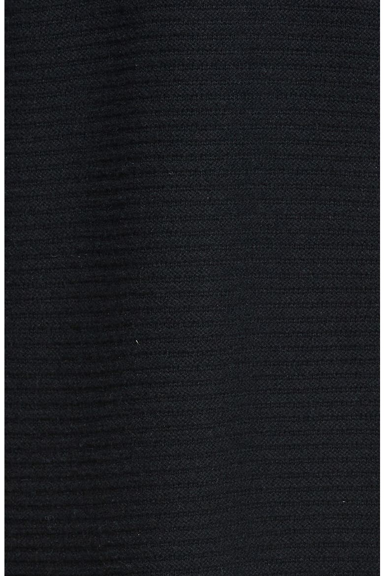 Long Cashmere Cardigan, Alternate, color, BLACK