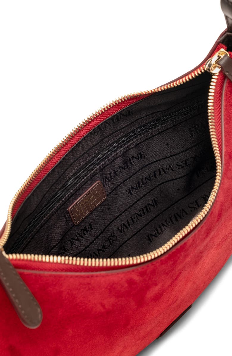 Frances Valentine Starr Hobo Shoulder Bag, Alternate, color, Cherry Red