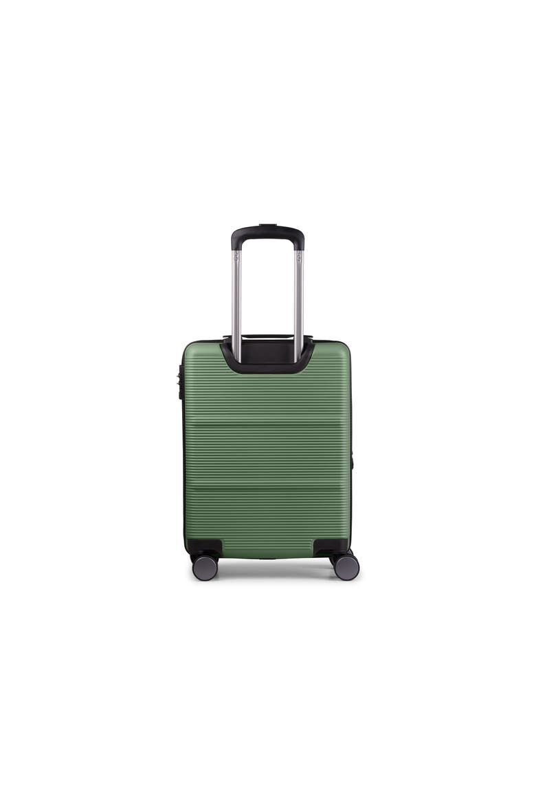 Brussels 3 Piece Hardside Luggage Set with Expansion, Alternate, color, Green