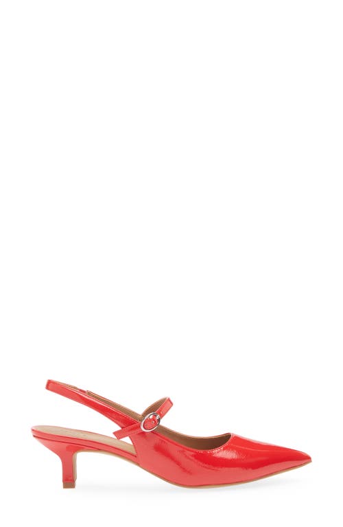 Nordstrom Rack Miranda Slingback Pump In Red Grenadine