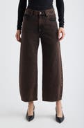 FRAME The Bow Crop Barrel Leg Jeans