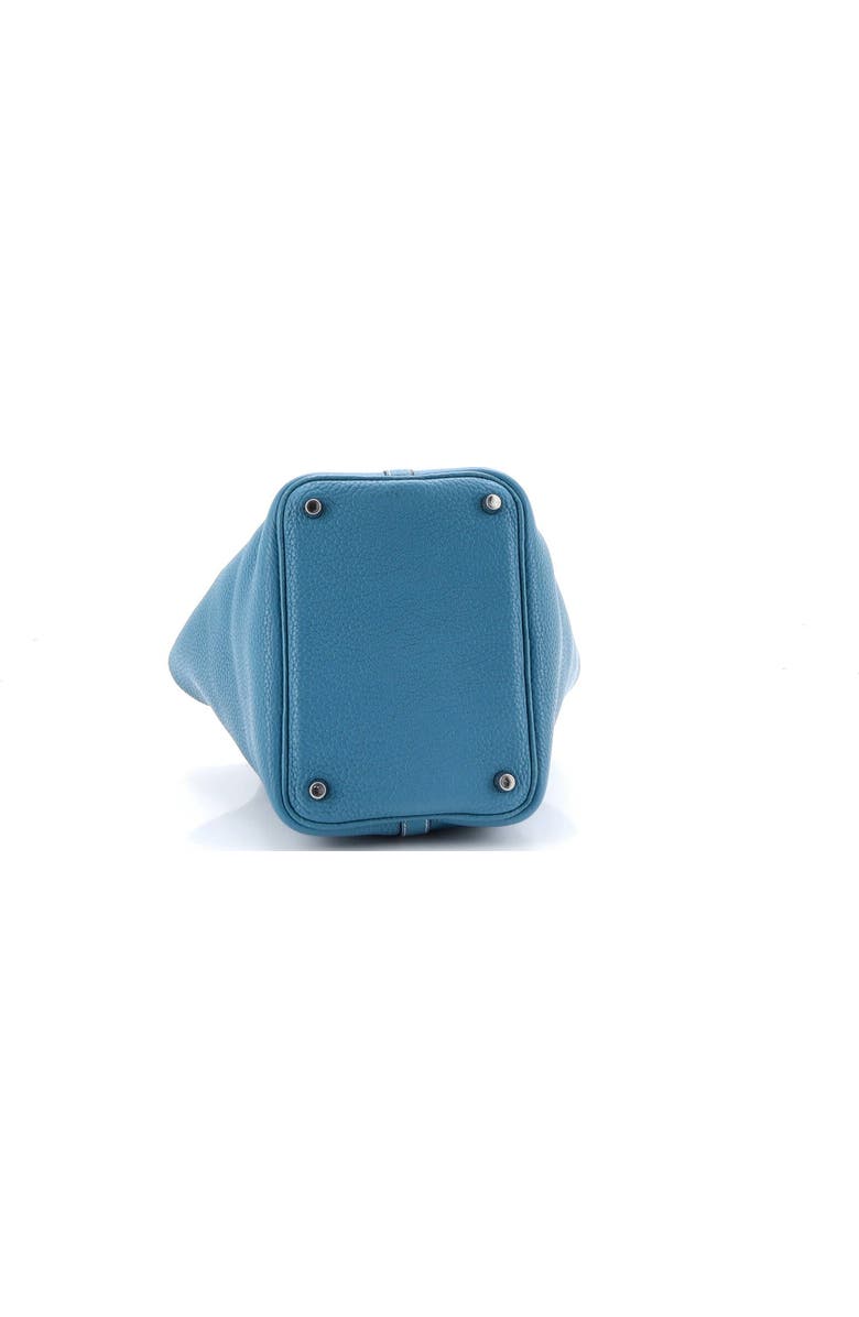 Pre-Owned Hermes Picotin Bag Clemence PM, Alternate, color, Bleu Jean