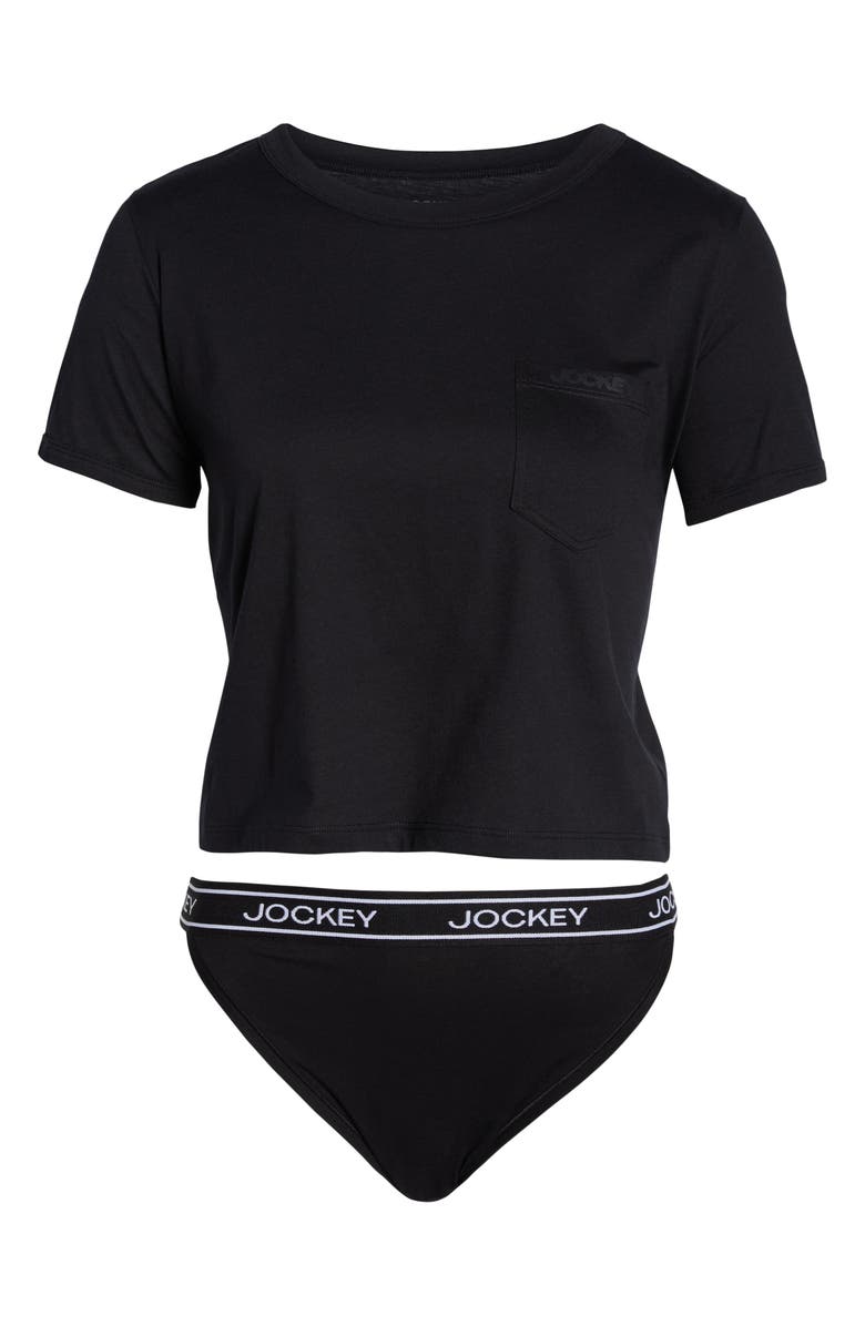 Jockey Modern Mix Tee & Panties Set, Alternate, color,