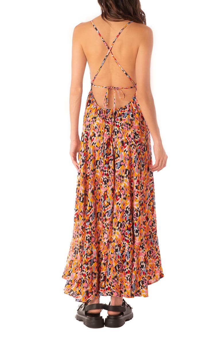 Prism Cat Mathilda Cover-Up Sundress, Alternate, color, OPEN ORANGE