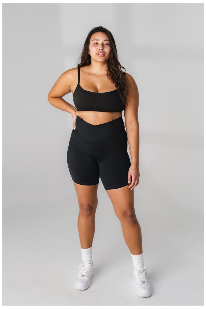 Daydream V Biker Short, Alternate, color, Midnight