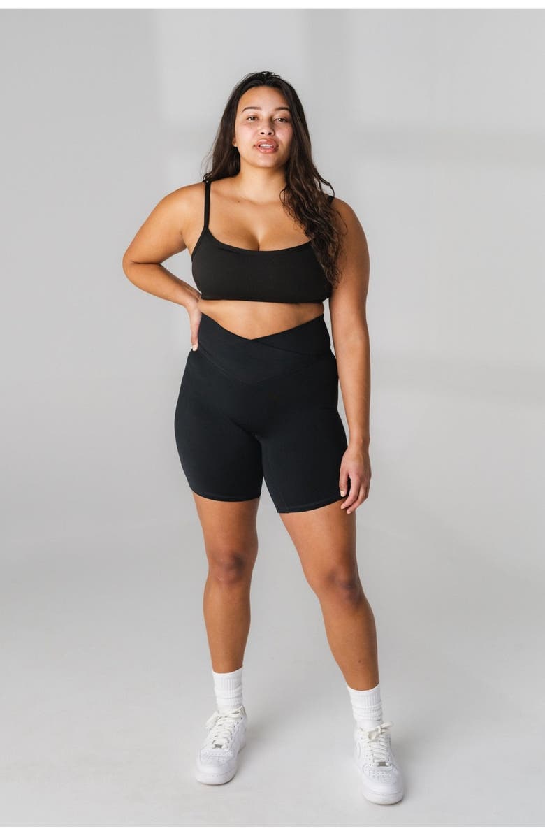 Vitality Daydream V Biker Short, Alternate, color, Midnight