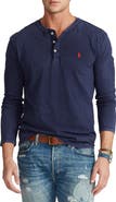 Polo Ralph Lauren Big & Tall Slub Jersey Henley Shirt