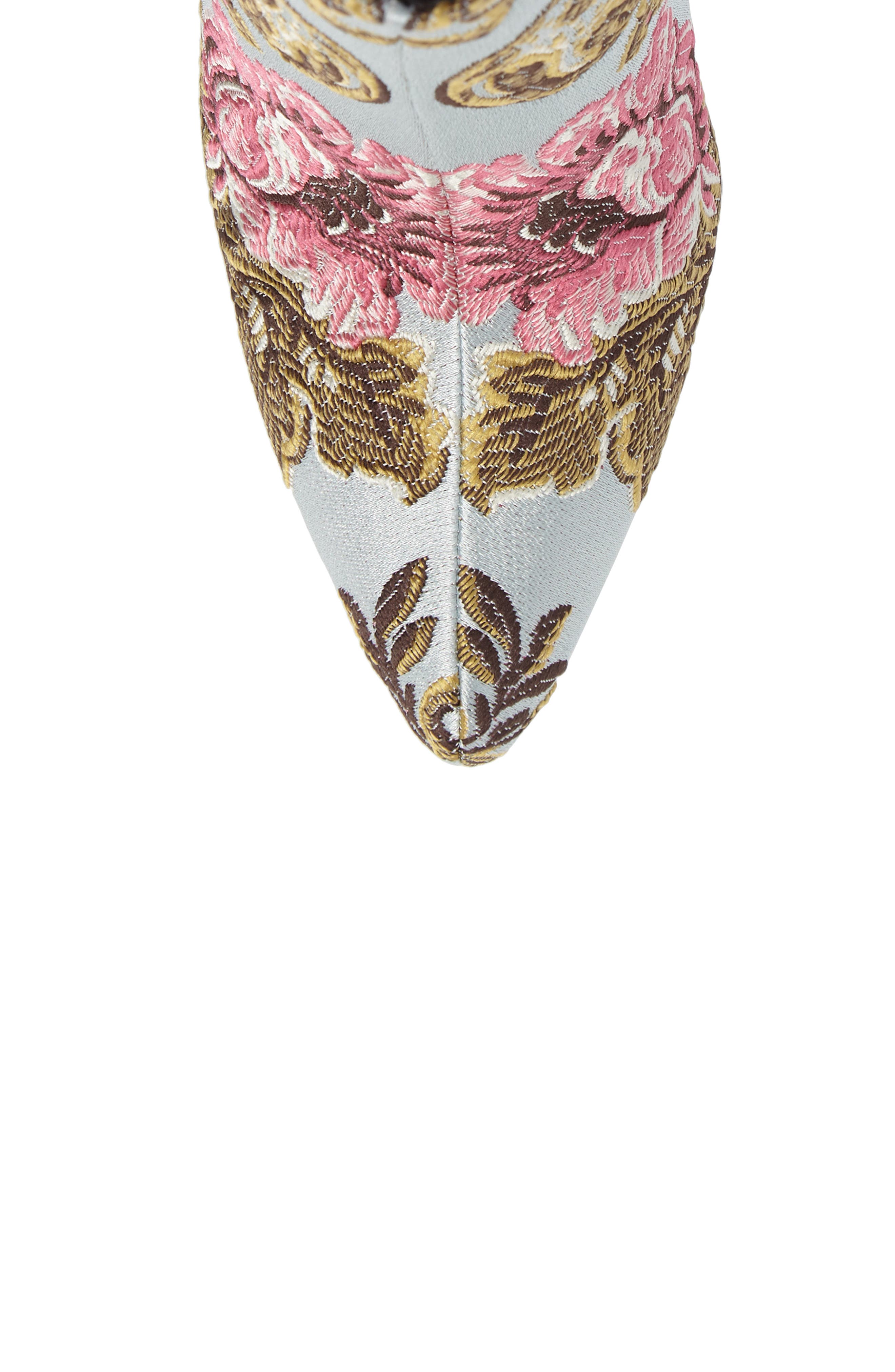 Emmy Brocade Bootie, Alternate, color, BLUE