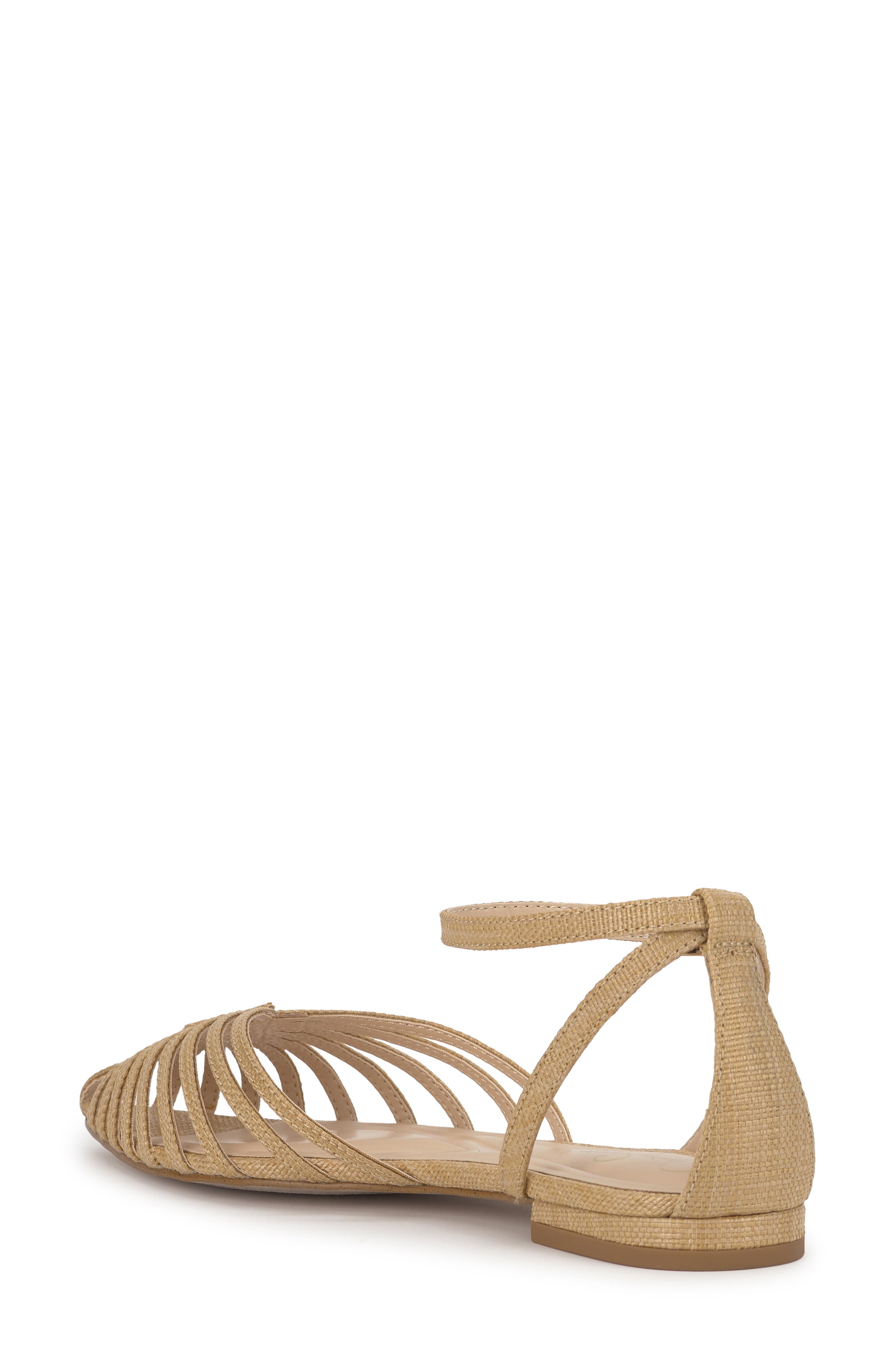 Eulean Ankle Strap Sandal, Alternate, color, NATURAL BEIGE
