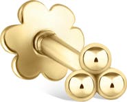 MARIA TASH Ball Trinity Single Threader Stud Earring