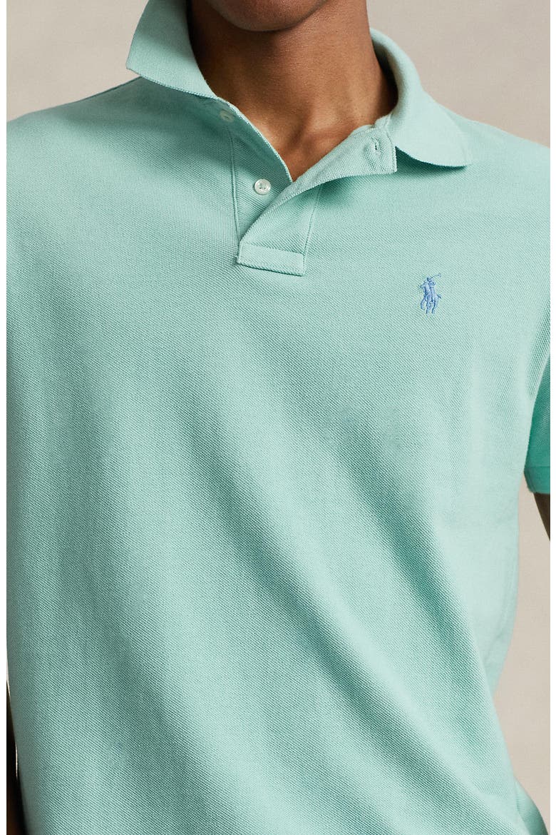 Cotton Piqué Polo, Alternate, color, CELADON/ C7580