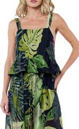 CIEBON Arushi Palm Print Top