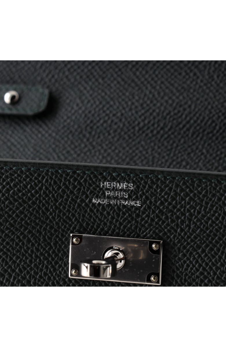 Pre-Owned Hermes Kelly To Go Wallet Epsom, Alternate, color, Vert Mangrove