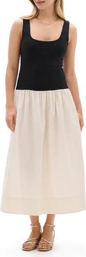 Hatley Colorblock Midi Sundress