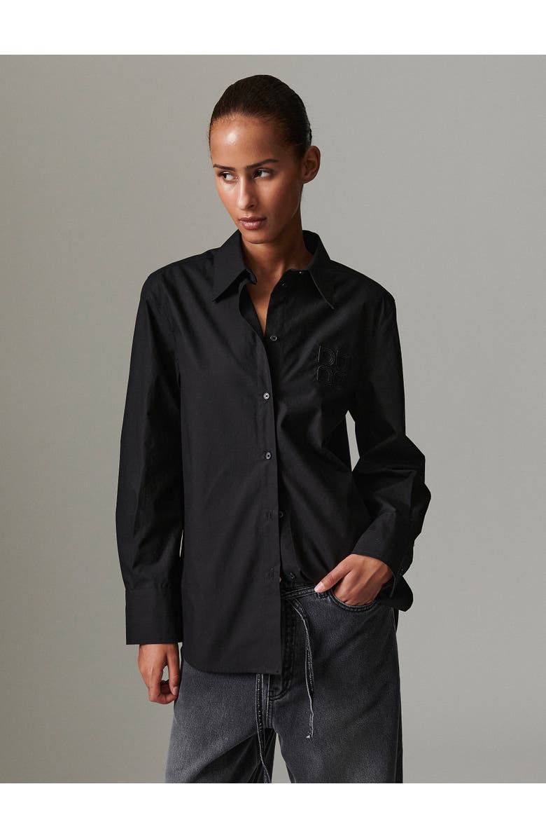 DAY Birger et Mikkelsen Jojo Crisp Button-Up Shirt, Main, color, Black