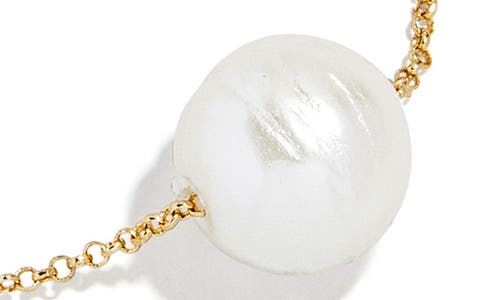 Baublebar Madeline Faux Pearl Bracelet In Gold