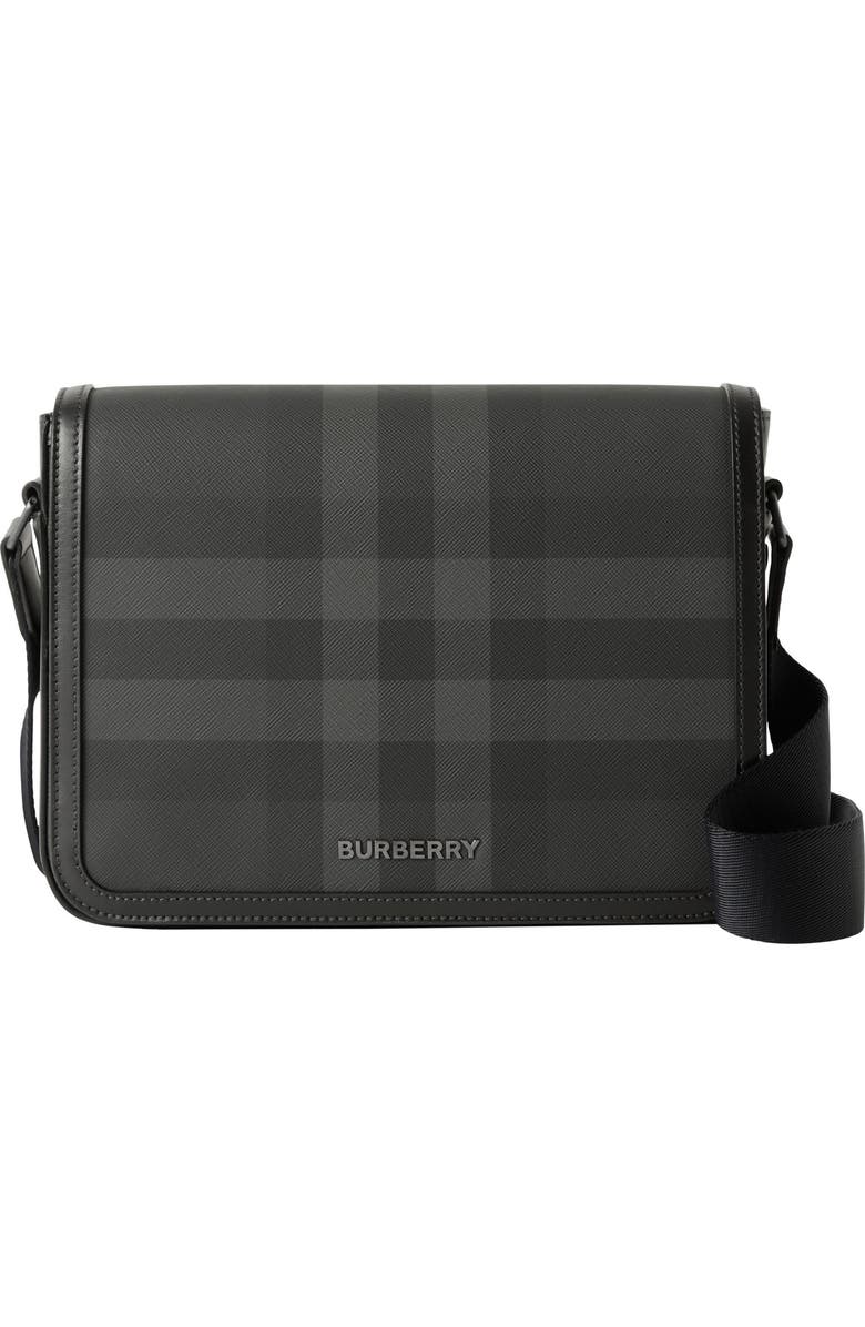 Burberry Small Alfred Bag, Main, color, Charcoal