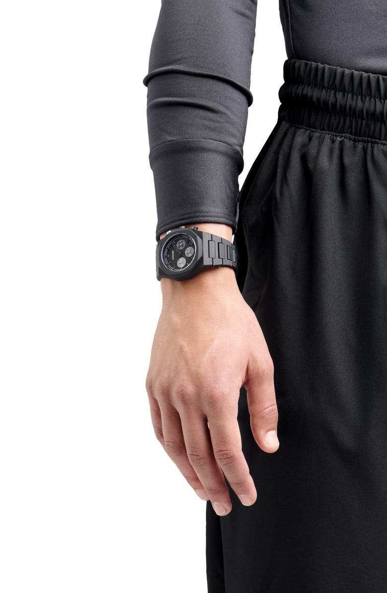 D1 Milano Polychrono Bracelet Watch, 40.5mm, Alternate, color, Black