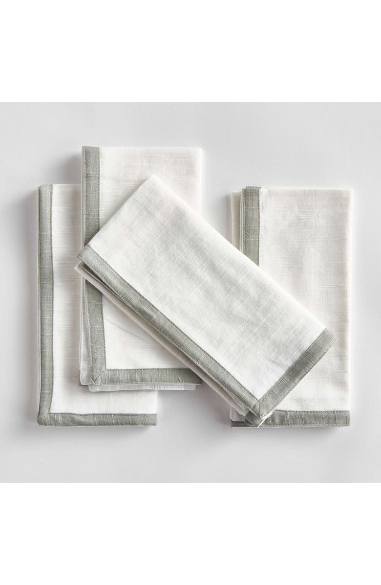 Napa Home & Garden Quinn Dinner Napkins Set Of 4, Alternate, color, Blue