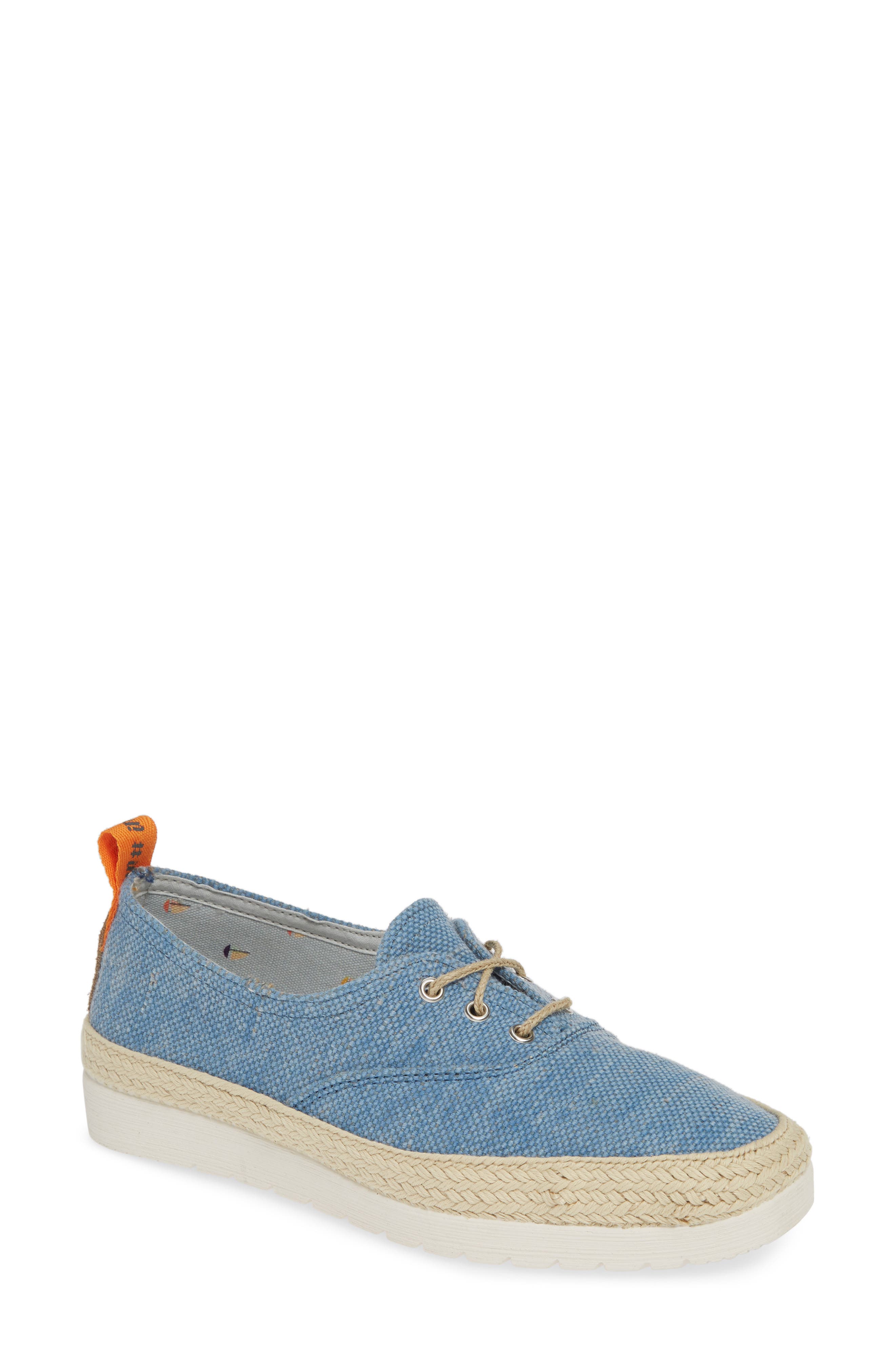 Bego Espadrille Sneaker, Main, color, BLUE CANVAS
