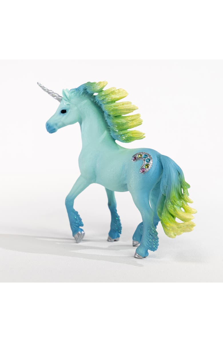 Schleich Bayala Marshmallow Unicorn Stallion, Toy Figure, Kids, Alternate, color, Multicolored