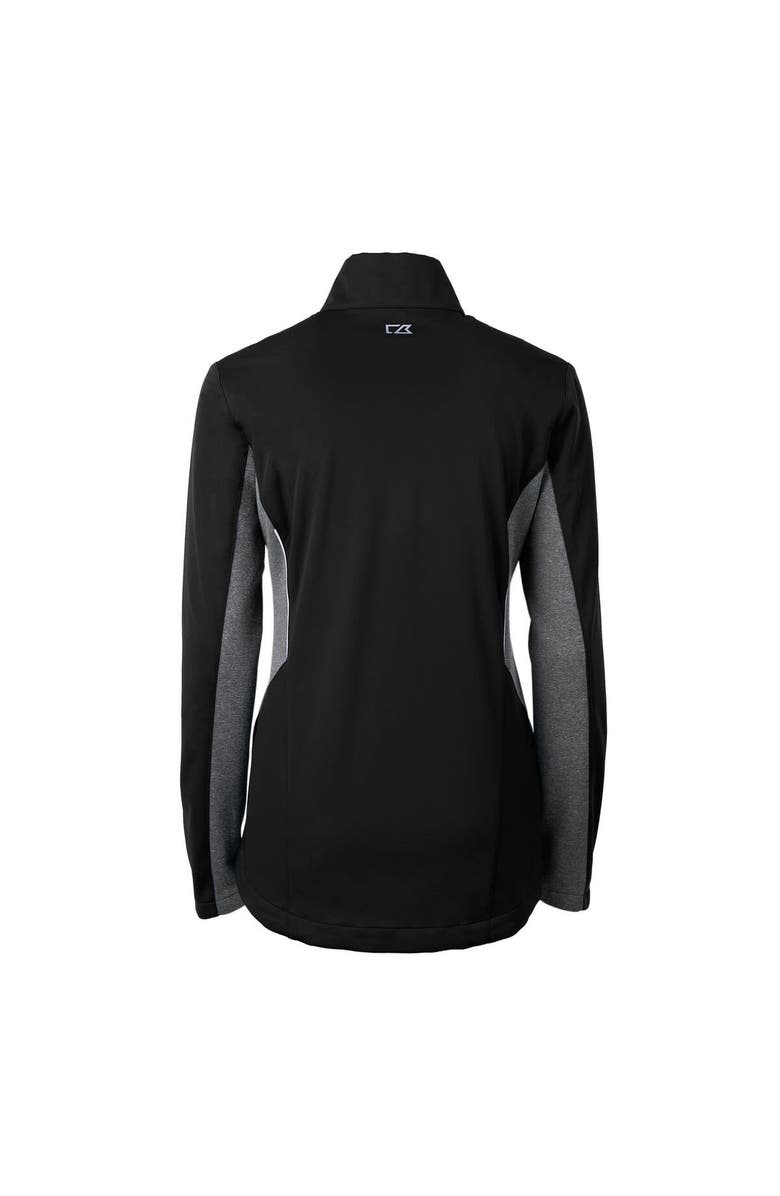 Cutter & Buck Women's Cutter & Buck Black Washington State Cougars Vault Navigate Softshell Full-Zip Jacket, Alternate, color, 