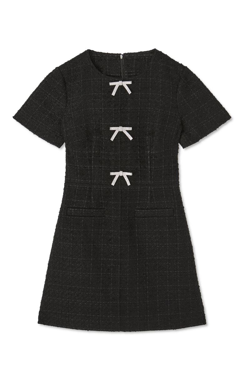 Zig Minidress, Alternate, color, BLACK