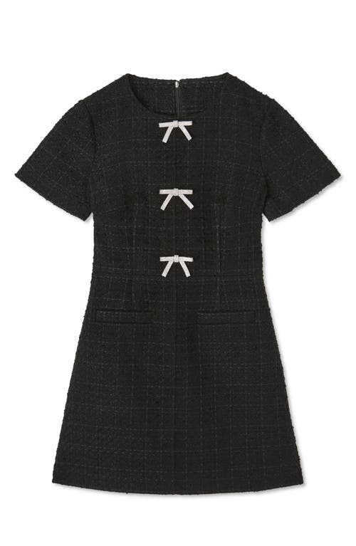 Lk Bennett Zig Minidress In Black