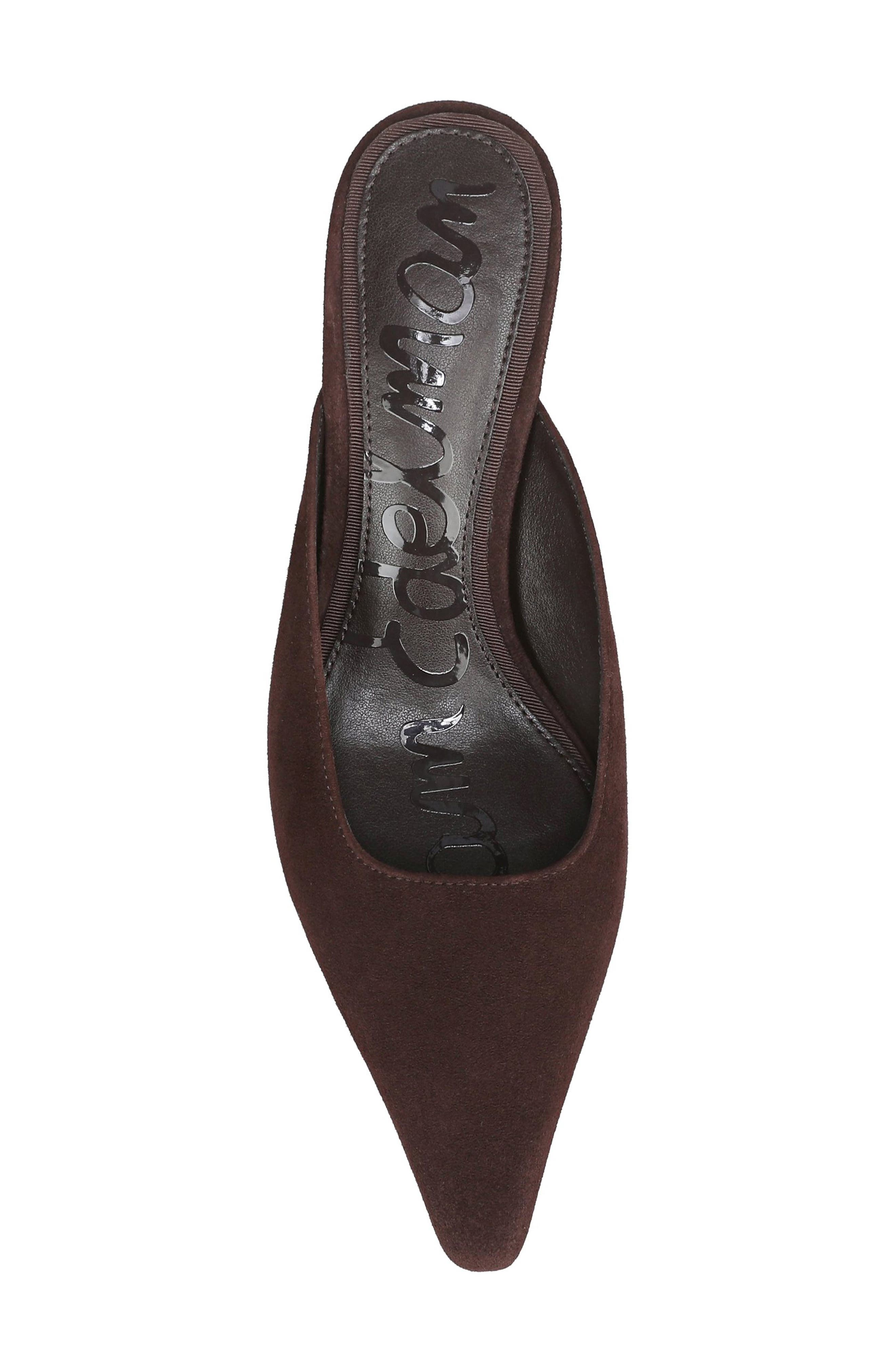 Brandy Pointed Toe Mule, Alternate, color, CAFE NOIR