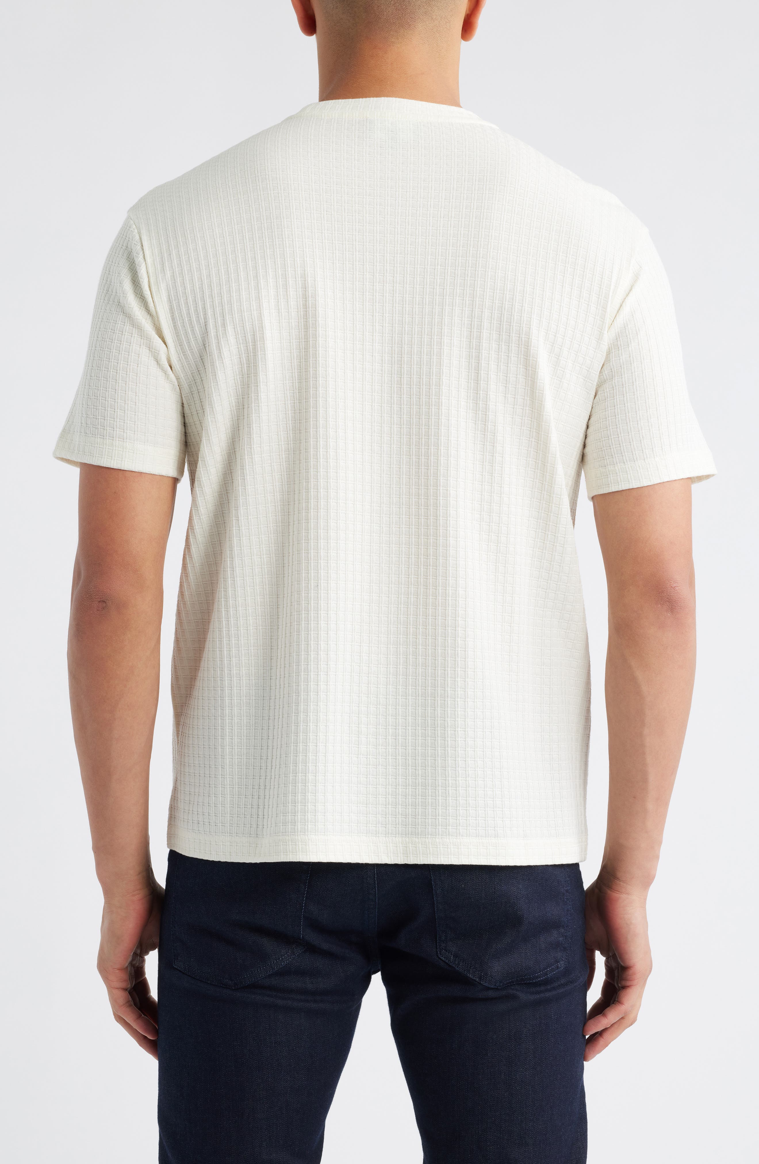 Textured Cotton T-Shirt - image 2