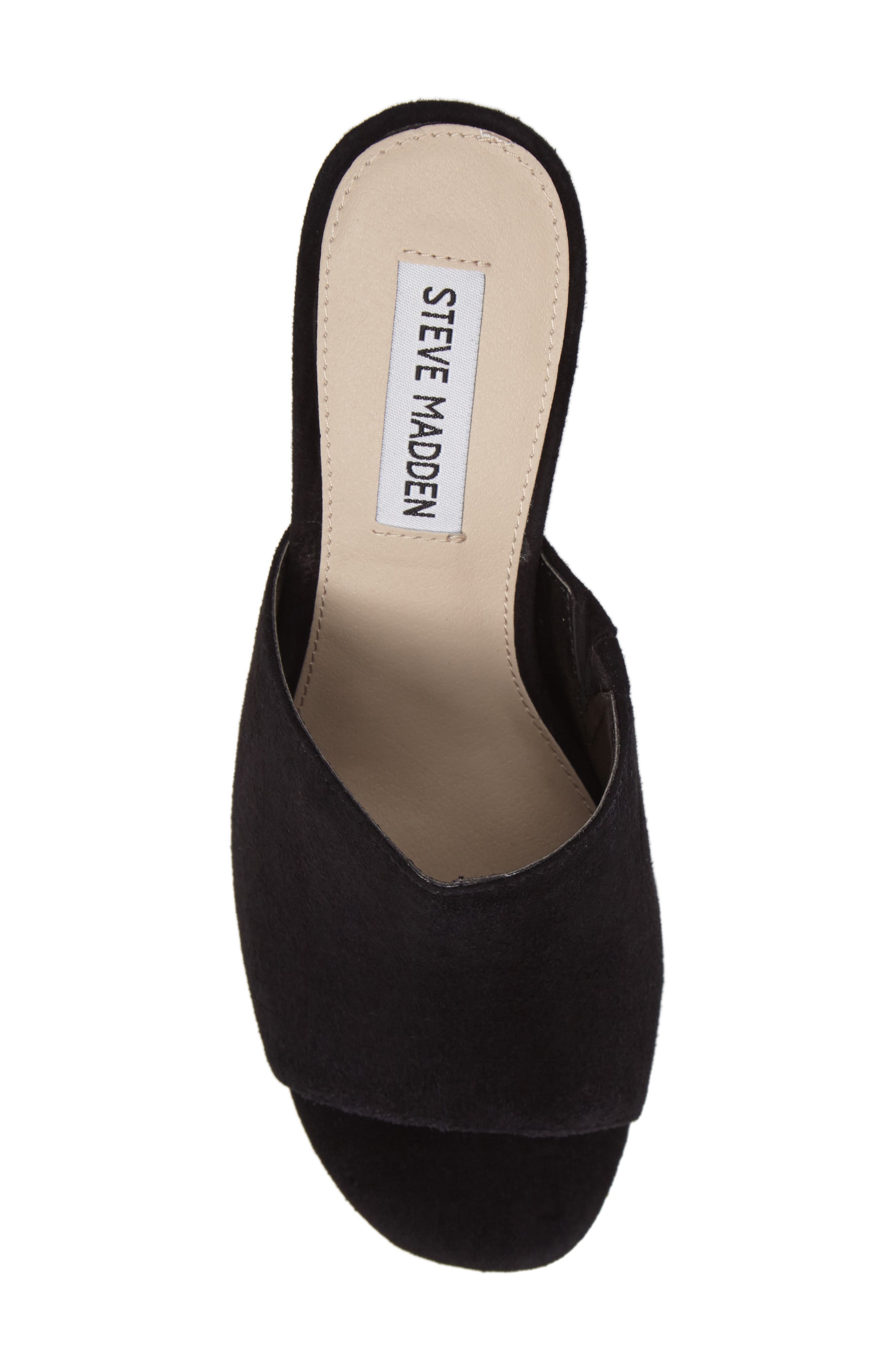 Dalis Slide Sandal, Alternate, color, BLACK SUEDE