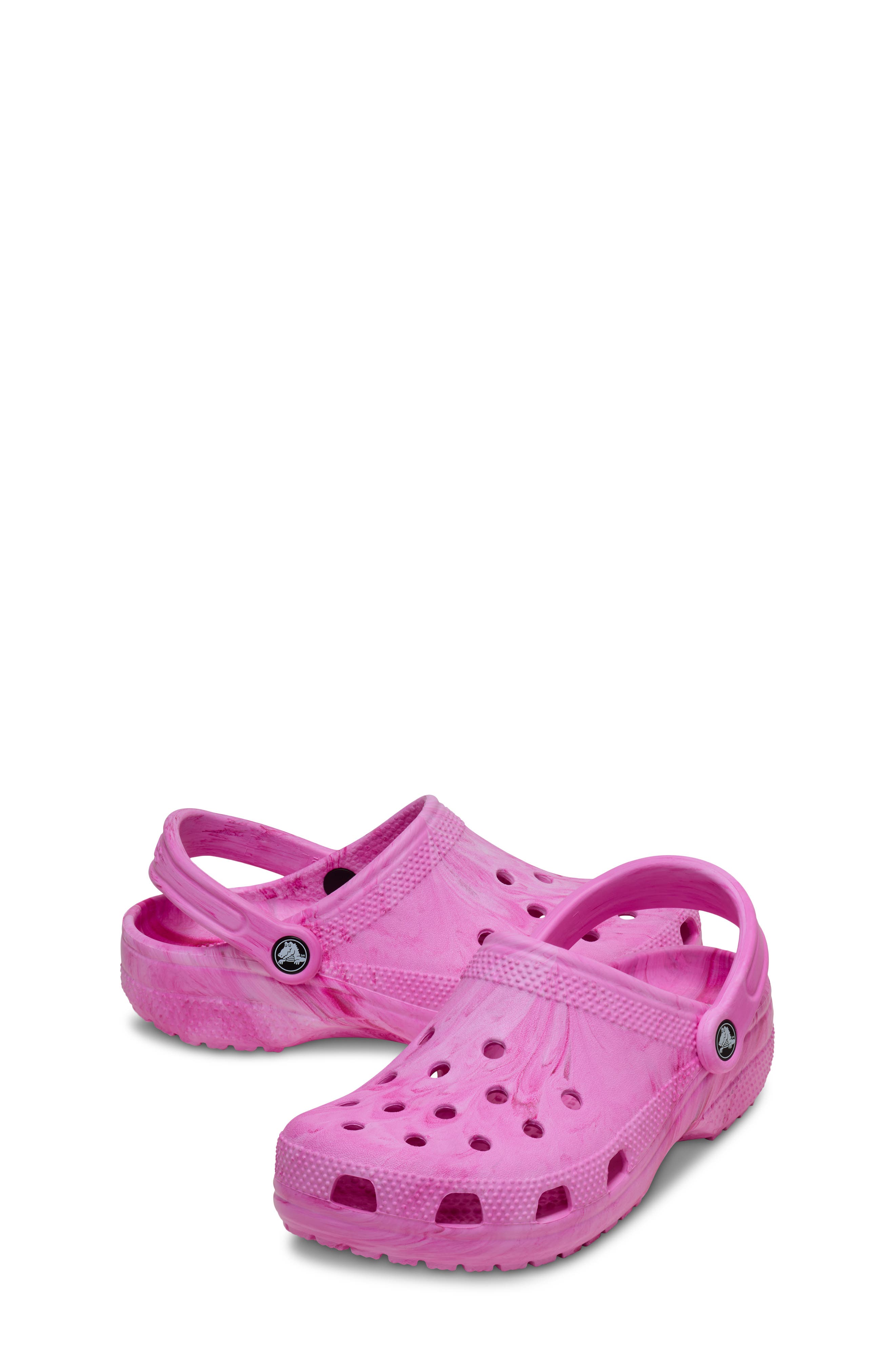 CROCS Kids' Classic Marbled Clog, Alternate, color, Pink/ Multi