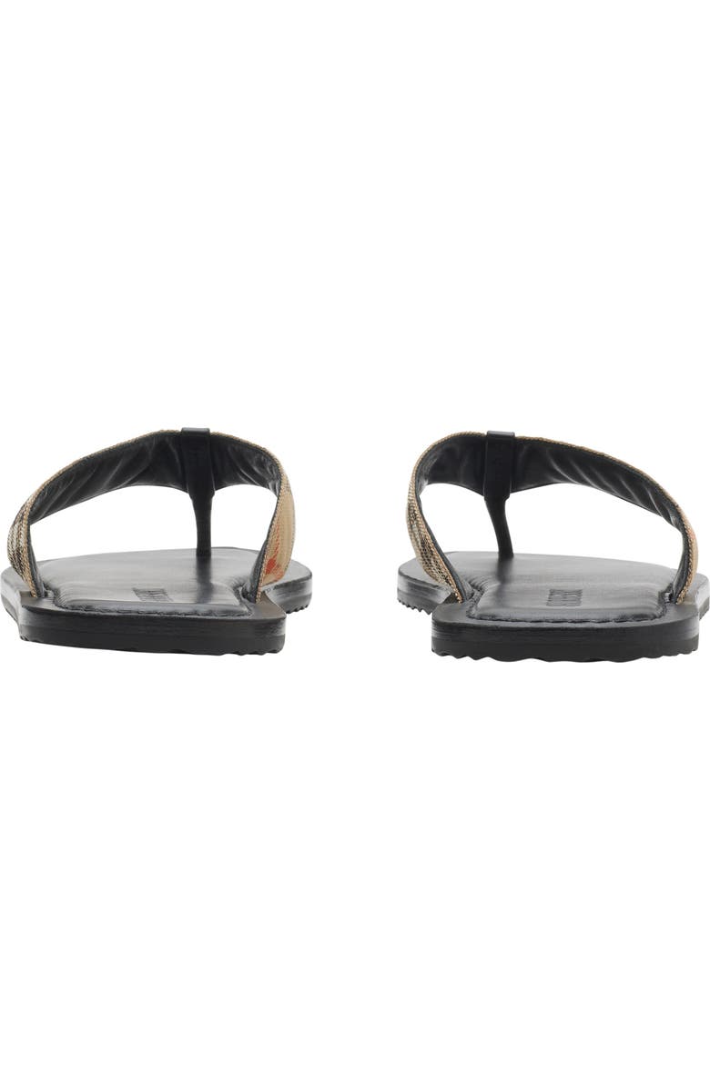 Burberry Check Pavilion Sandals, Alternate, color, Sand Beige