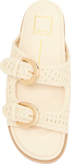 Sensa Woven Double Strap Slide Sandal