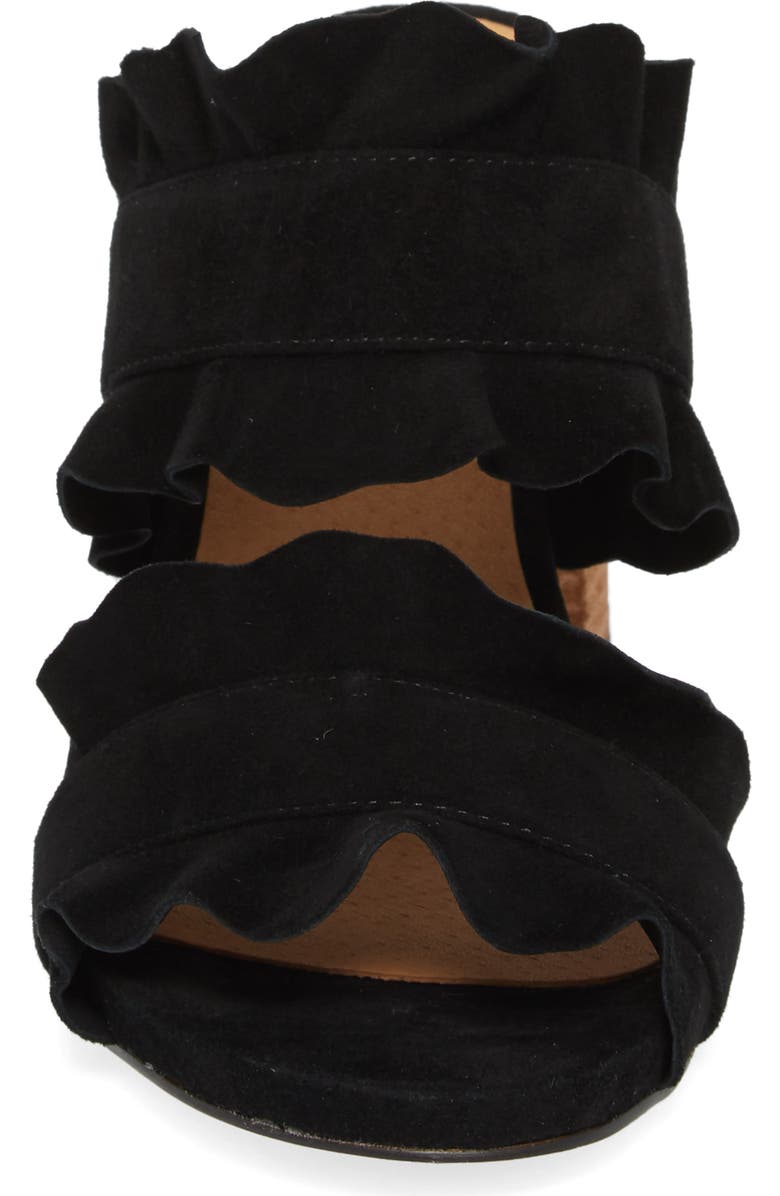 Free People Rosie Ruffle Slide Sandal, Alternate, color,