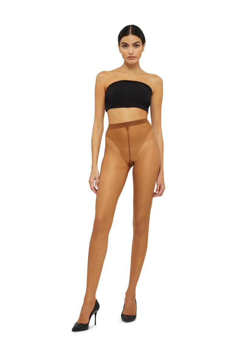 Luxe 9 Tights, Alternate, color, HONEY