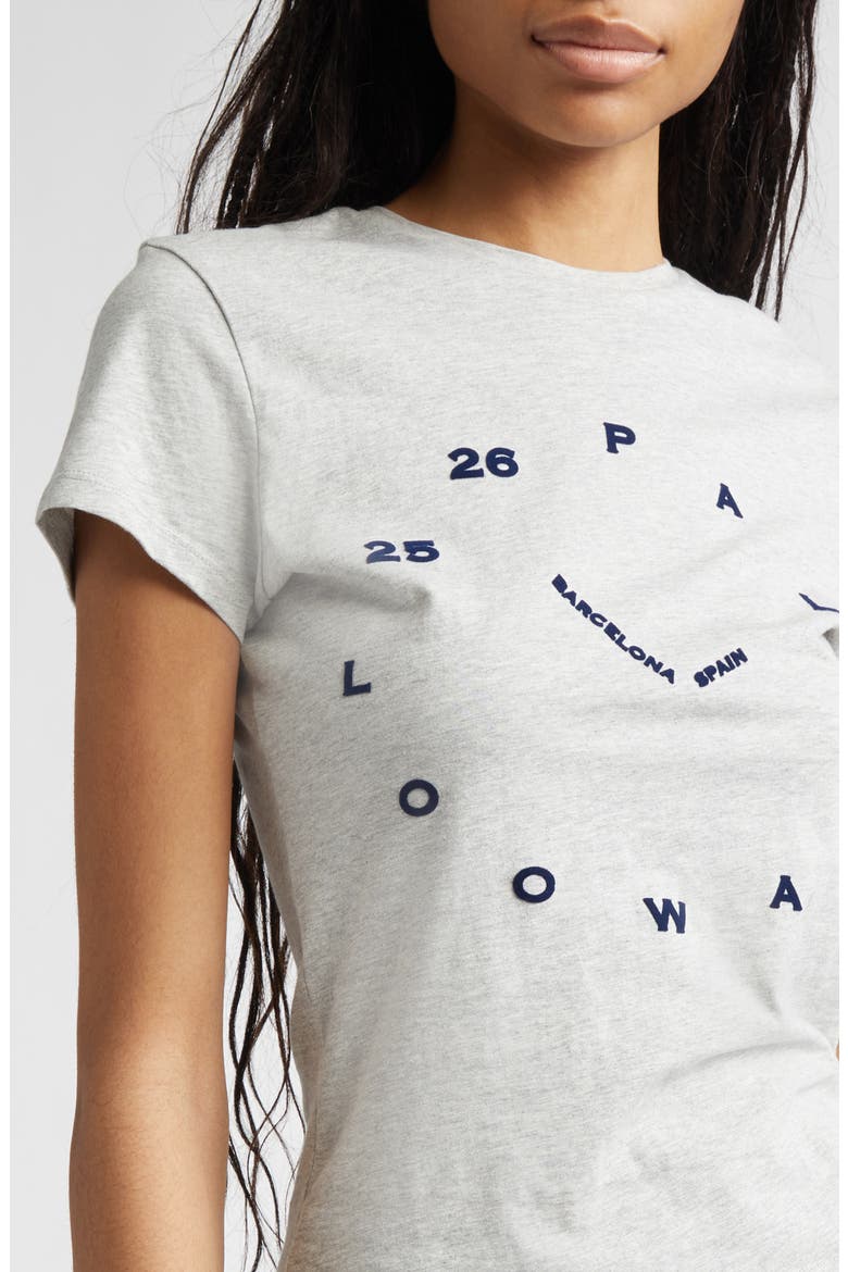 O'Clock Organic Cotton Graphic T-Shirt, Alternate, color, GREY