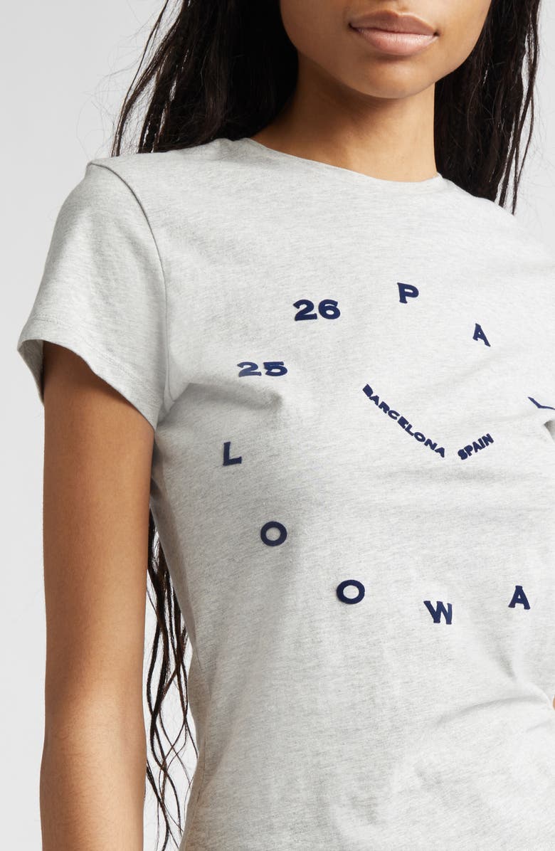 Paloma Wool O'Clock Organic Cotton Graphic T-Shirt, Alternate, color, Grey