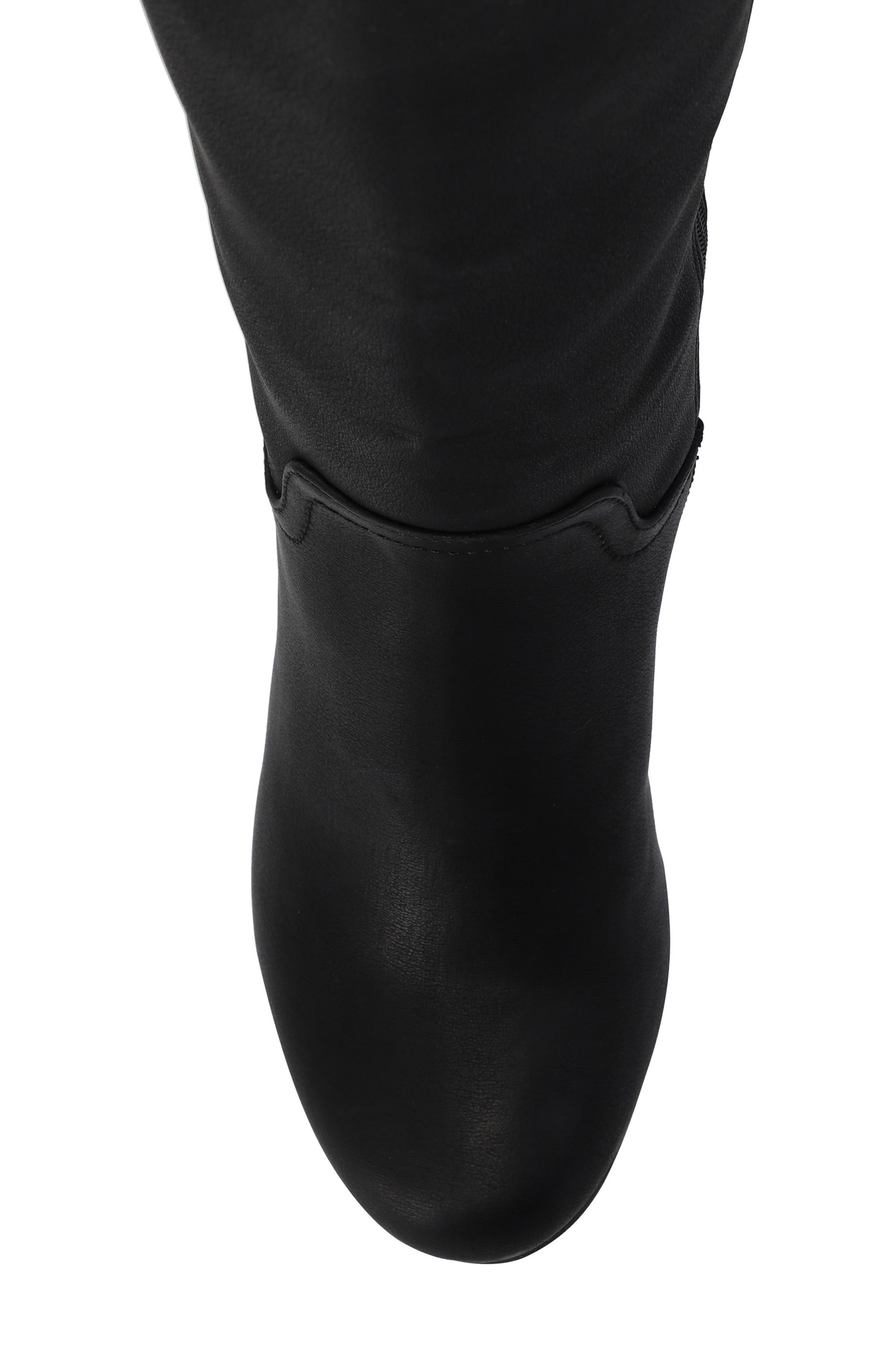 Journee Collection JOURNEE Langly Wedge Heel Tall Boot, Alternate, color, Black