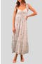 Shoulder Tie Midi Dress