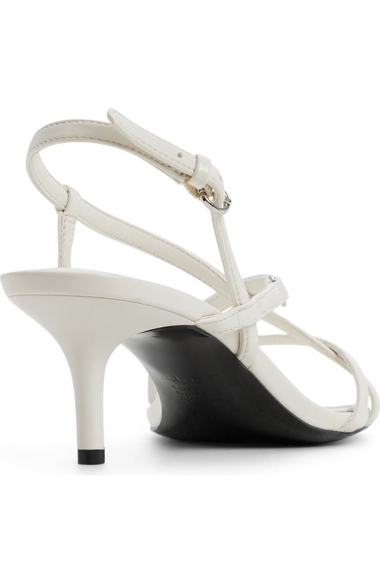 ALDO Olivie Slingback Kitten Heel Sandal, Alternate, color, White/ Bone
