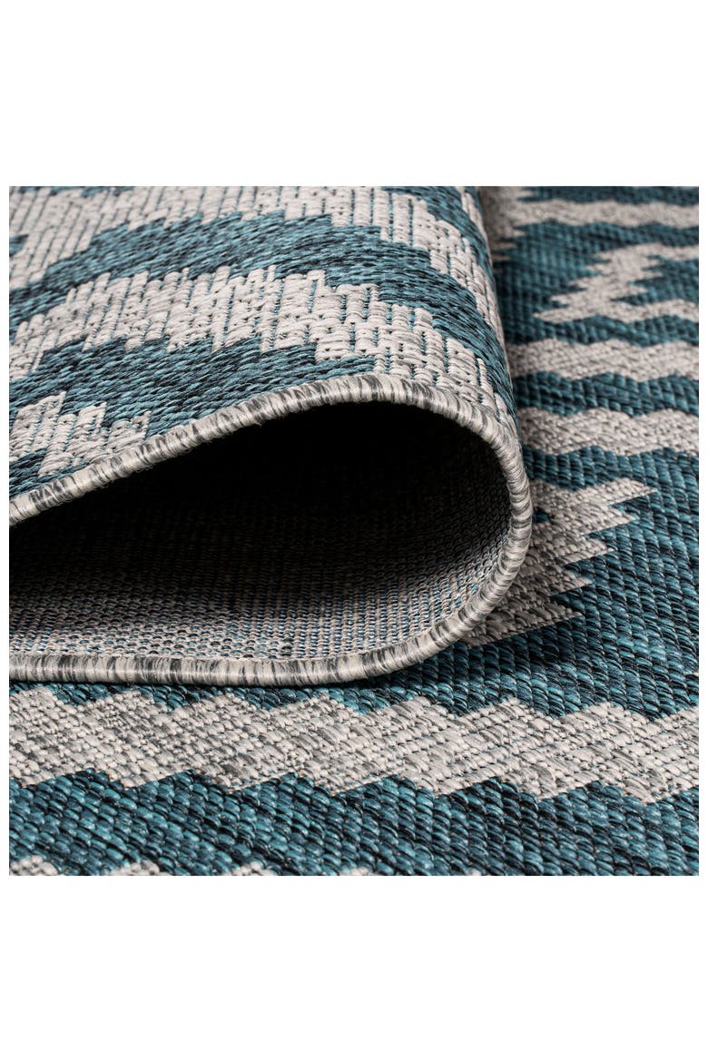 Sintra Diamond  Indoor/Outdoor Area Rug, Alternate, color, Blue/Gray