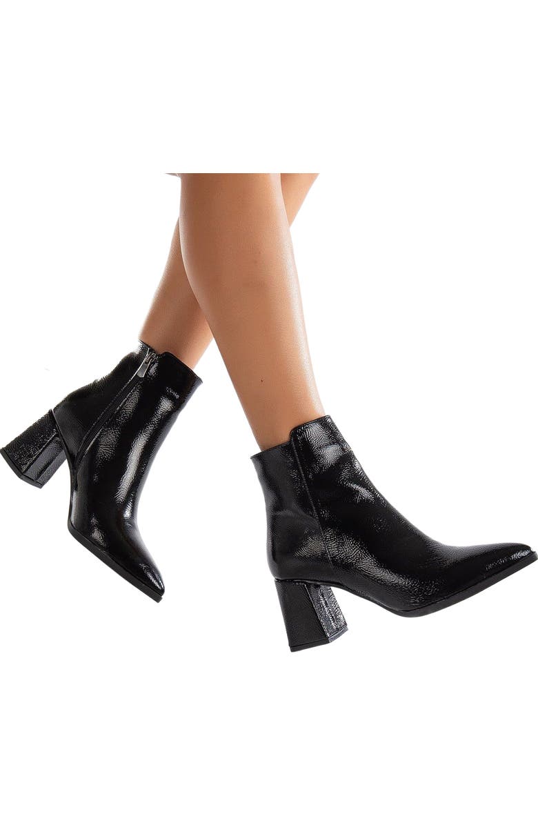 Forever & Always Shoes Edith Pointed Toe Ankle Boots, Alternate, color,