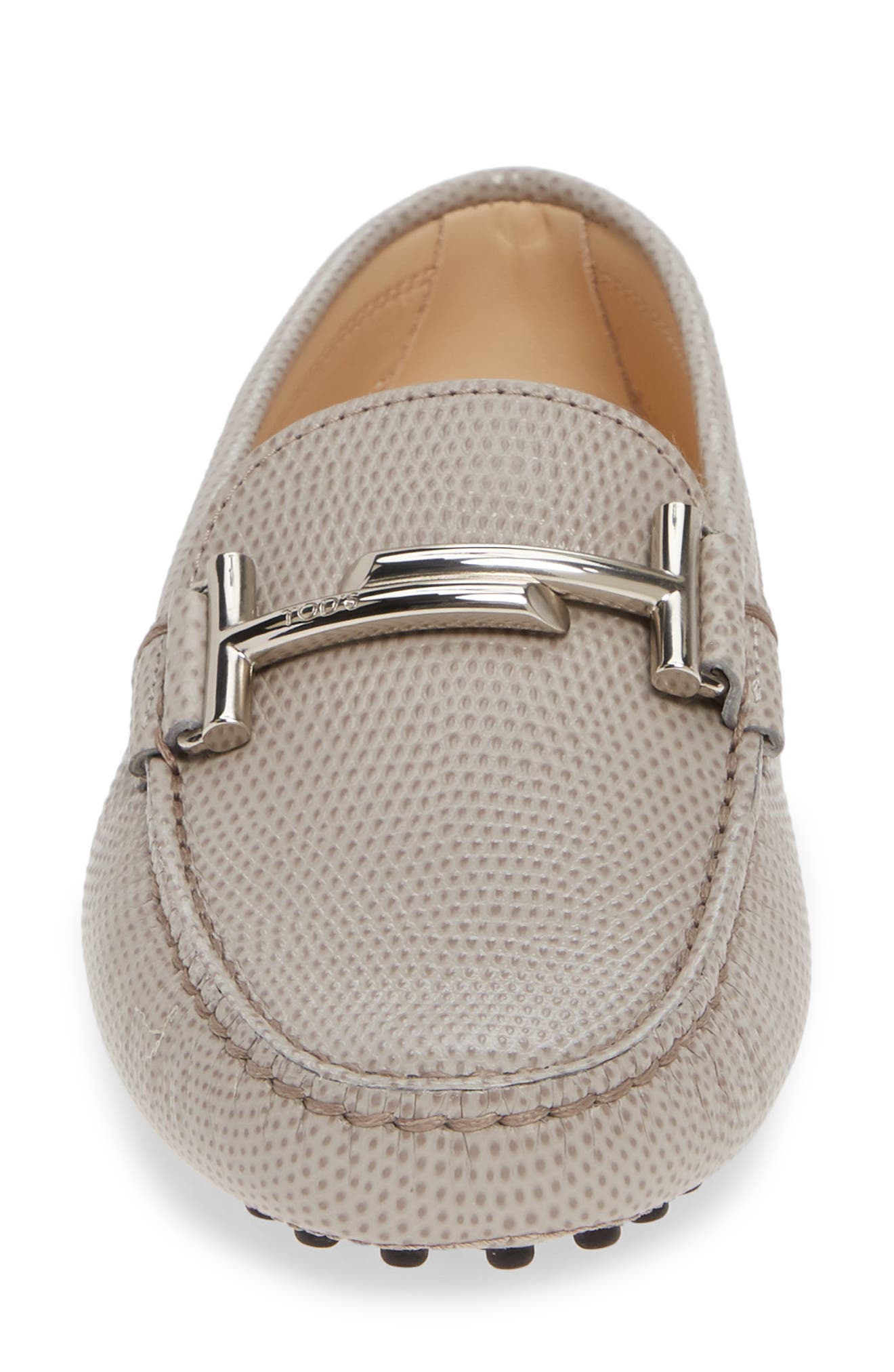 Tod's Reptile Embossed Driving Moccasin, Alternate, color, 