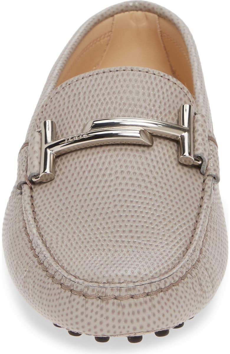 Tod's Reptile Embossed Driving Moccasin, Alternate, color,